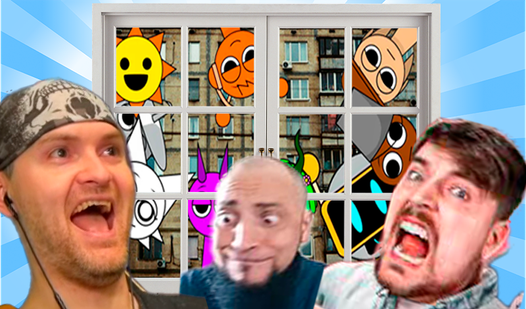 Sprunki in a Russian city!