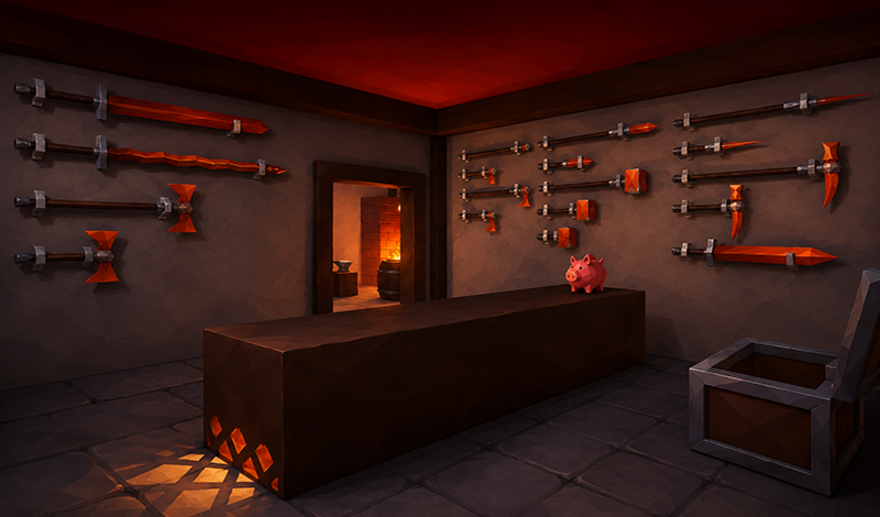 Blacksmith Simulator: Forge & Trade game cover