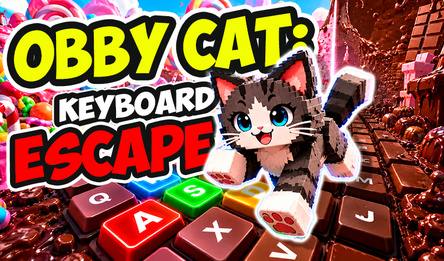 Obby Cat: Keyboard Escape