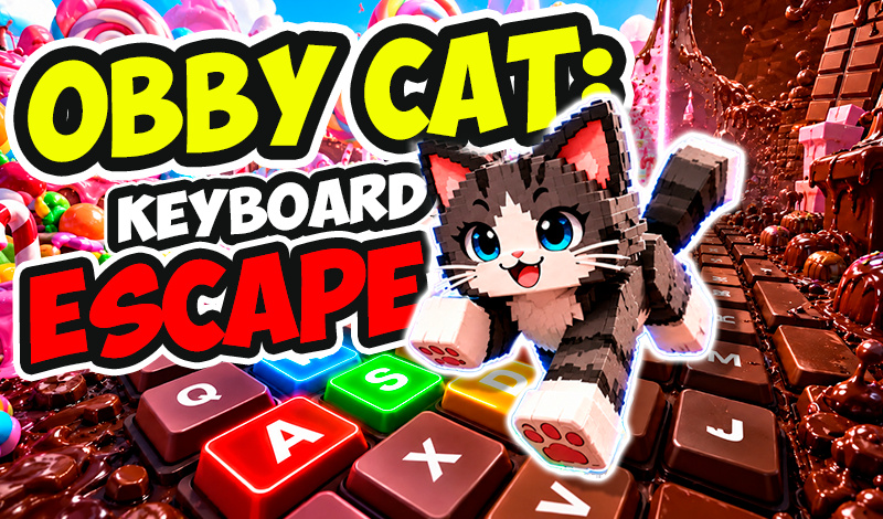 Obby Cat: Keyboard Escape