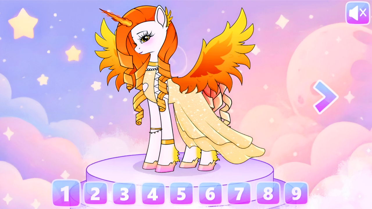 Pony Creator - dress up game for girls screenshot