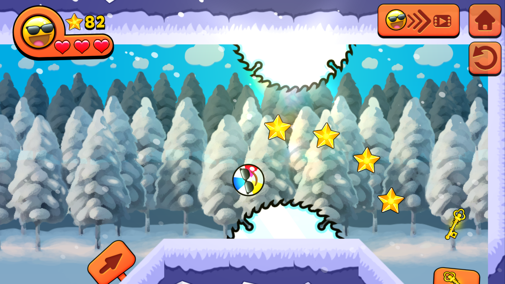 Cool Emoji Ball 4: Red and Blue screenshot