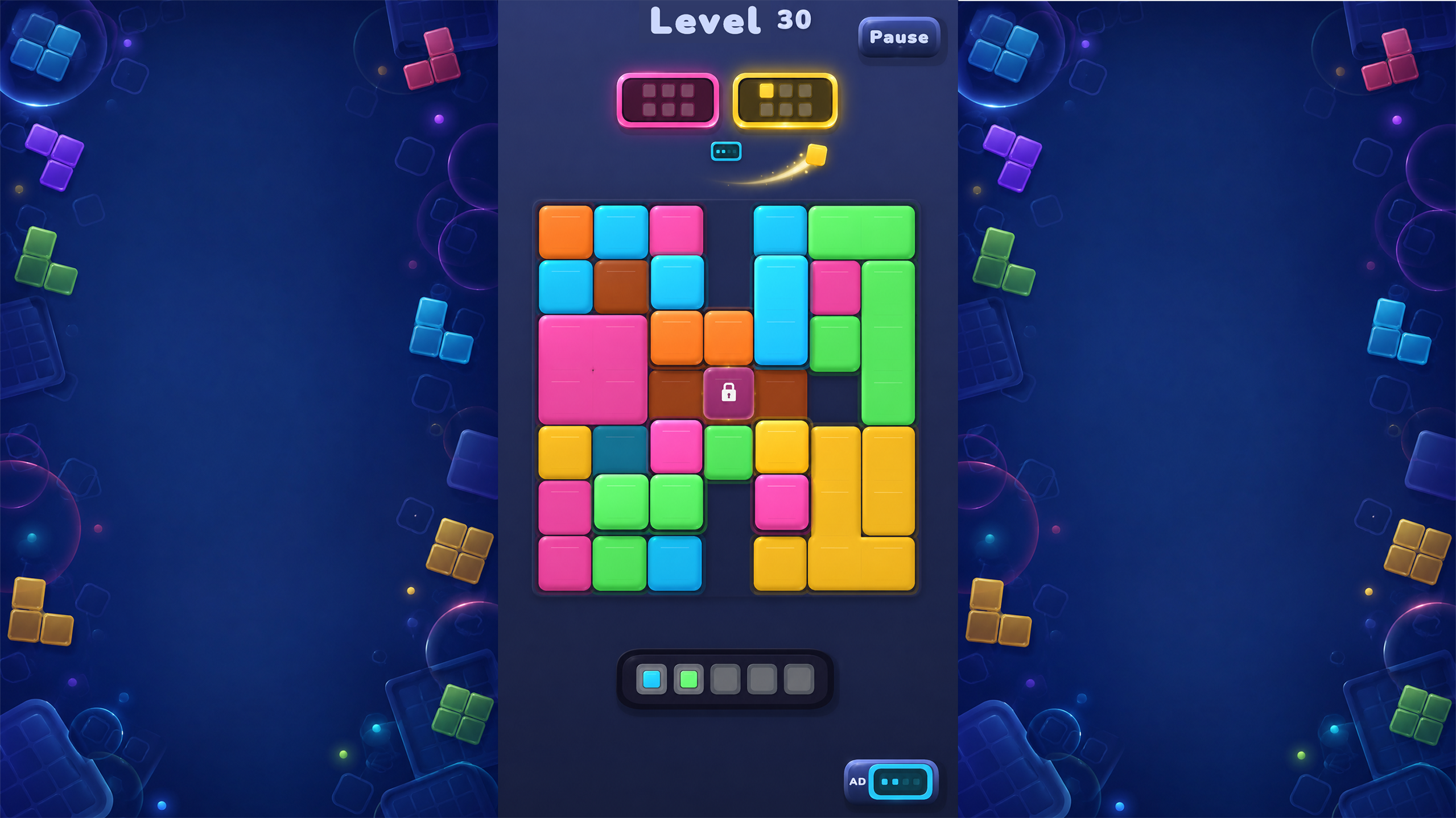 Glow Tile Jam — screenshot 1