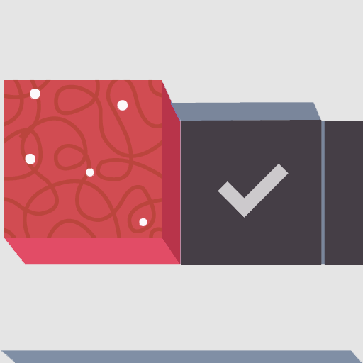 Swipe cube icon