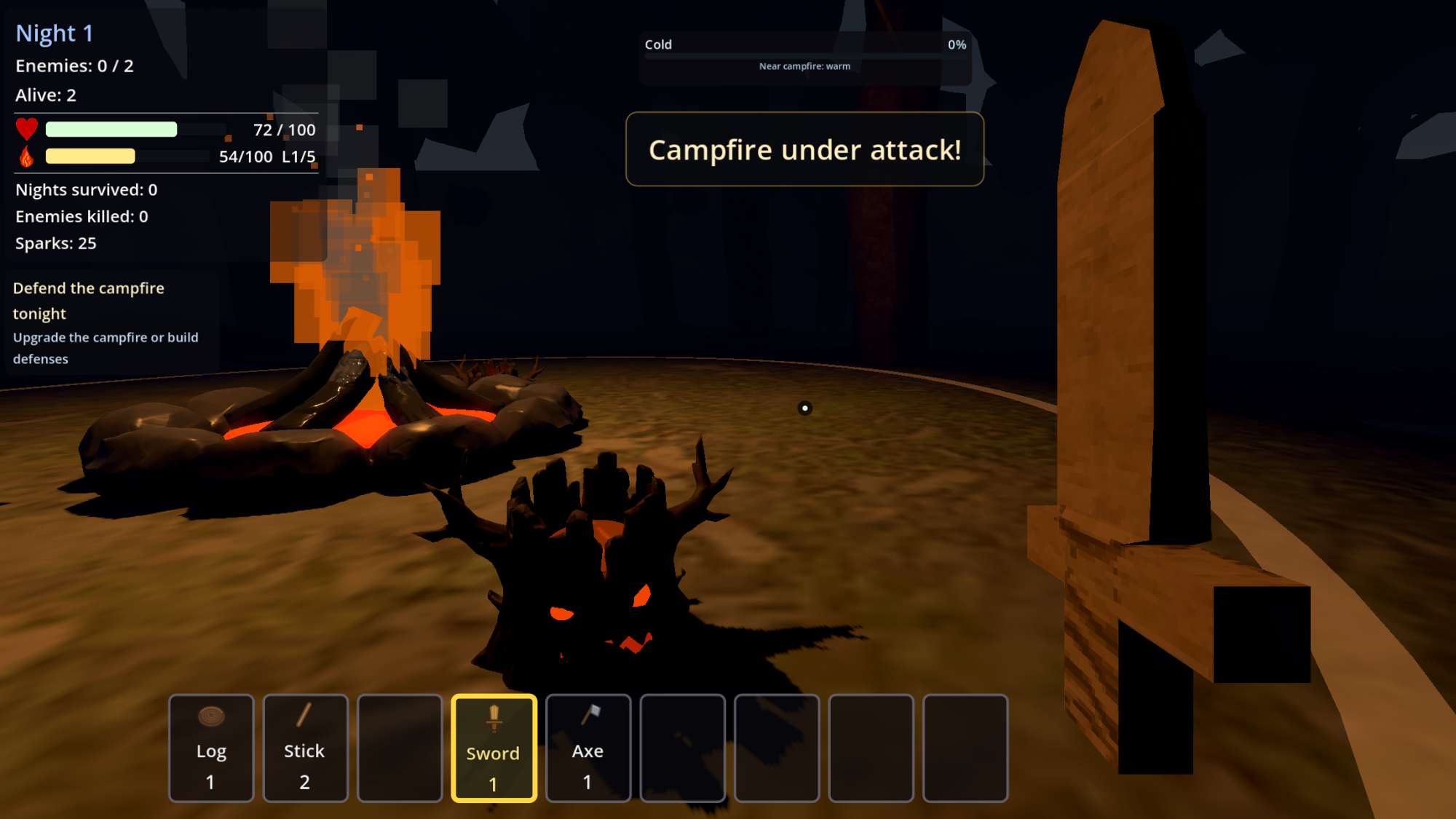 Bonfire Against Darkness: Forest Survival — screenshot 6