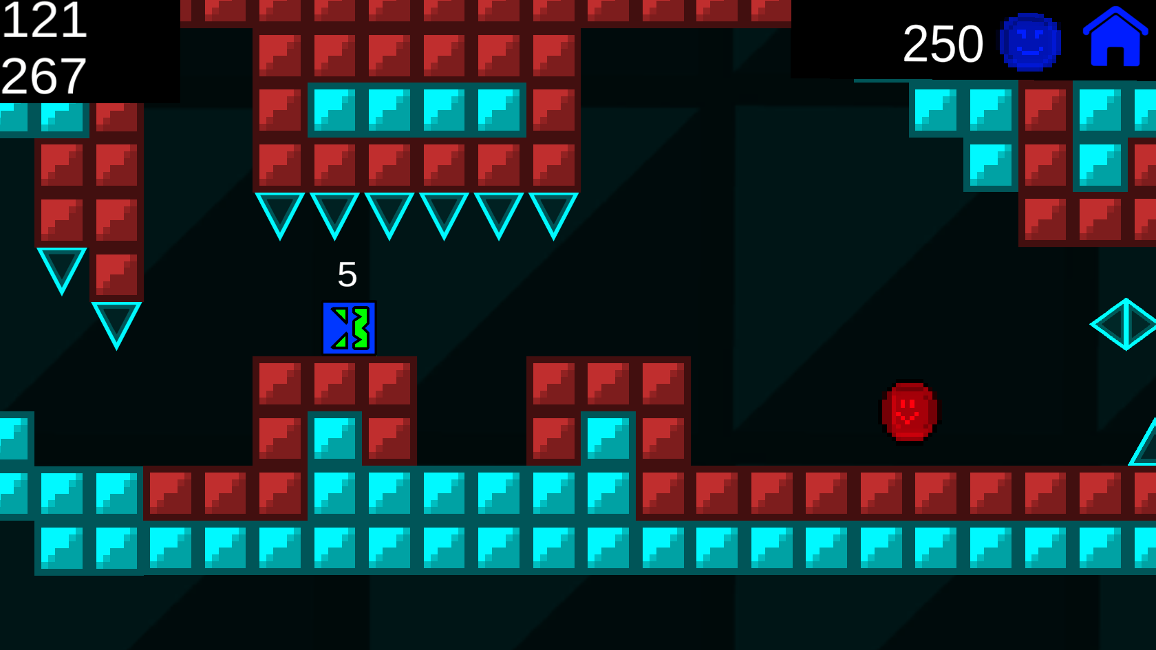 Dash Geometry: Leveling Up screenshot