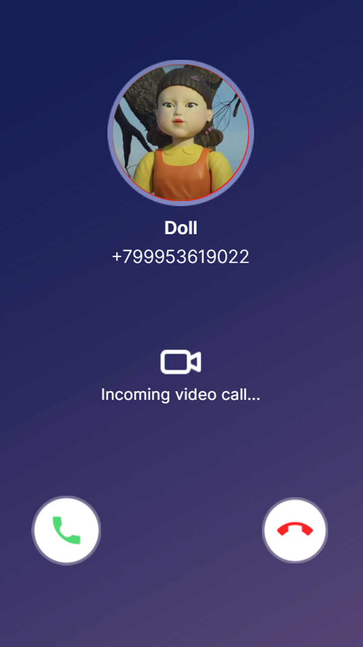 Squid Calls Game: Chat Prank, Video Call, Live screenshot 7