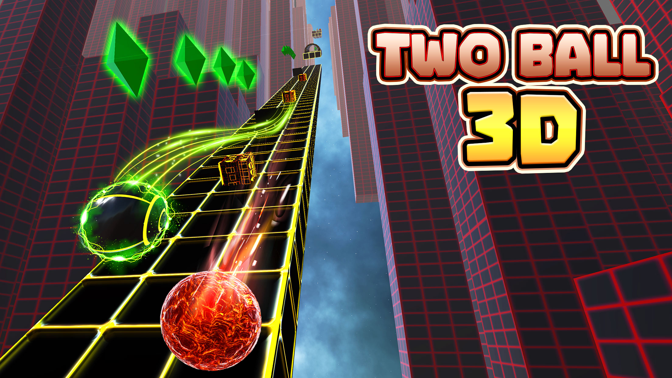 Two Ball 3D: Dark screenshot