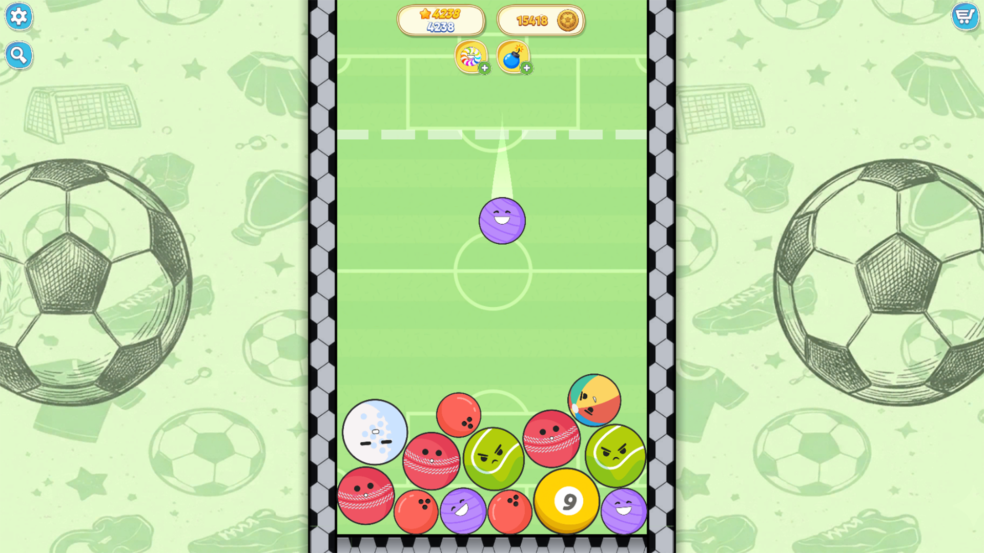 Соединяй мячи: Спортивная арена — screenshot 2