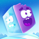 Icy Purple Head - Jump and slide dash game