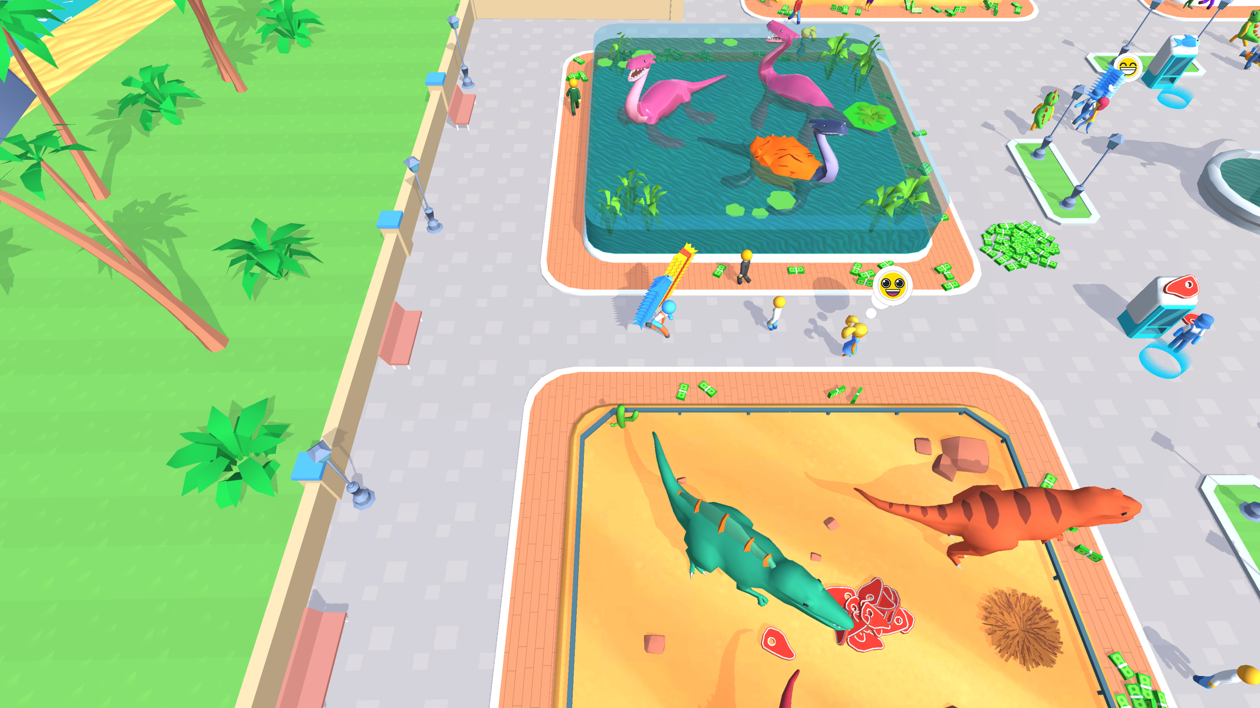 Jurassic Park: Dino Island and Farm Idle Tycoon 3D screenshot