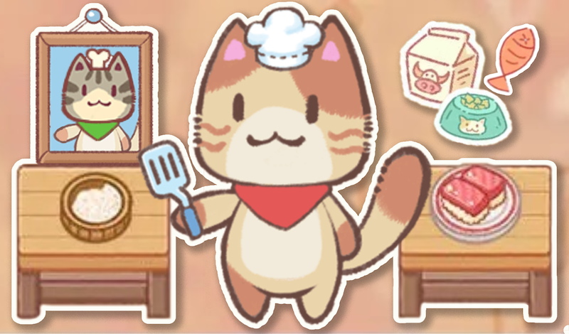 Cat Cafe: Feed Cute Kittens game cover