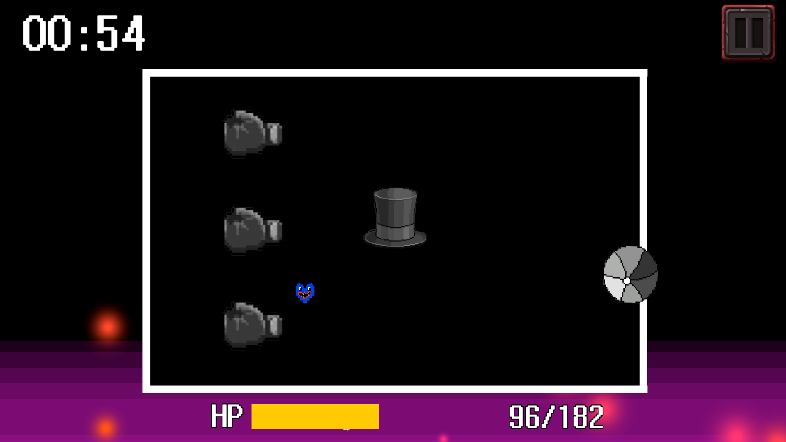 Battle with Caine. Undertale screenshot