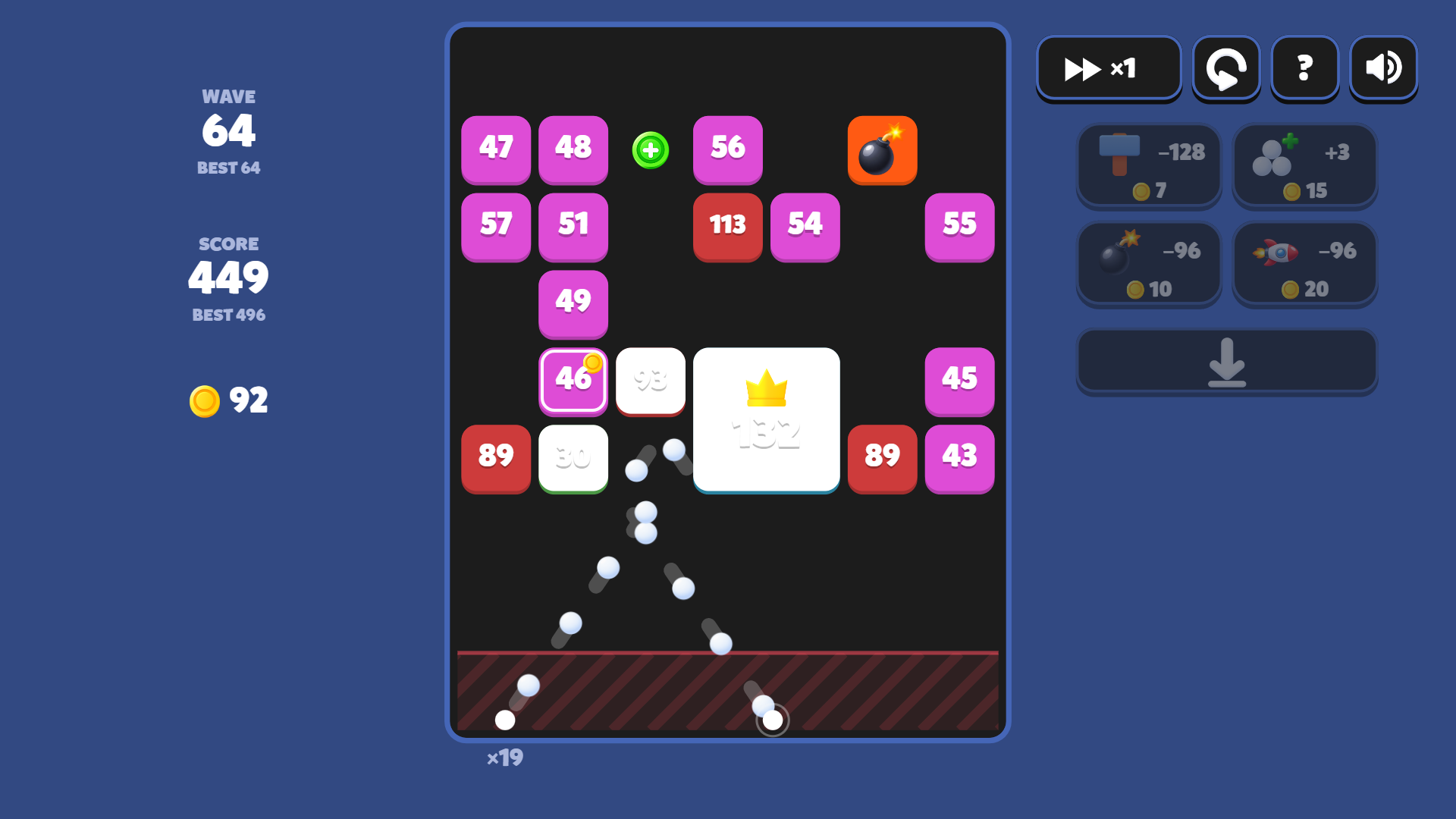 Brick Swarm: Endless screenshot