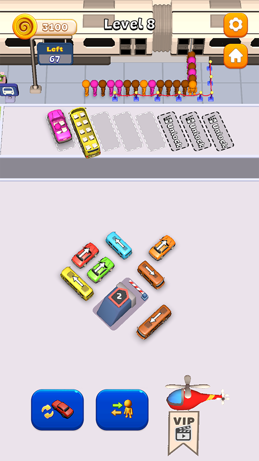 Unjam the Traffic: Bus Stop! screenshot 5