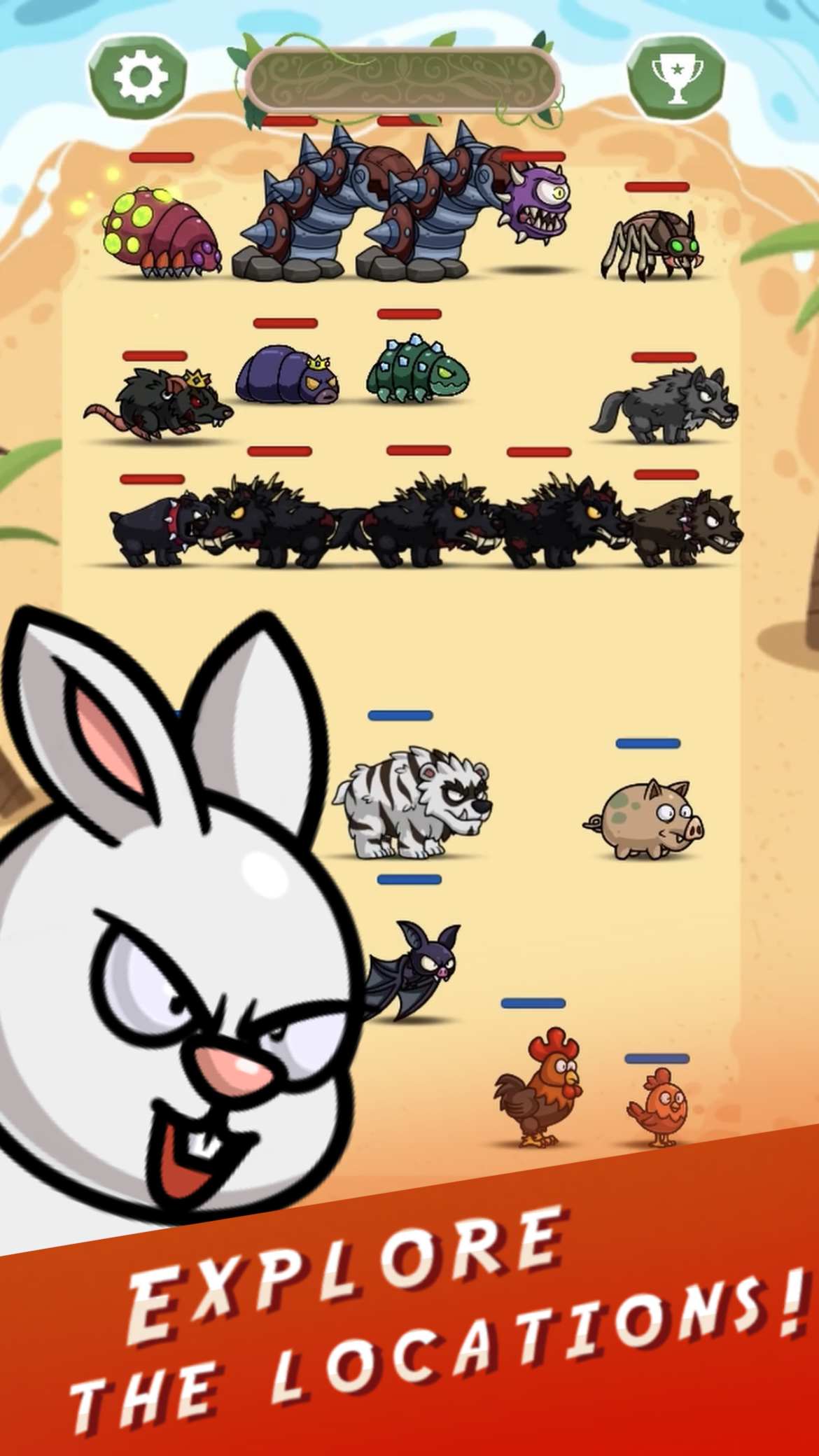 Merge Animals Forest Defense screenshot 5