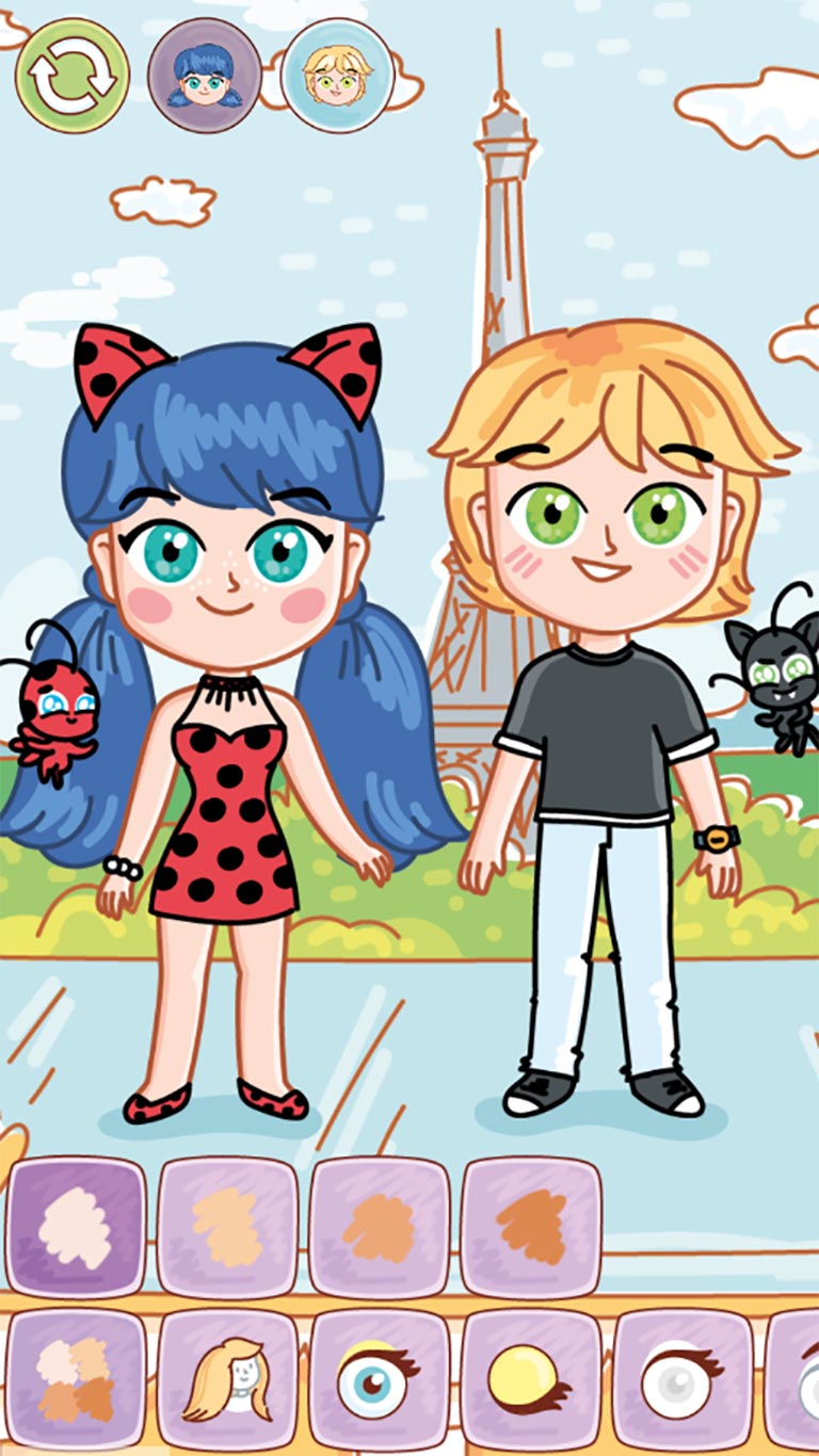 Ladybug and Cat Noir Dress up screenshot 5