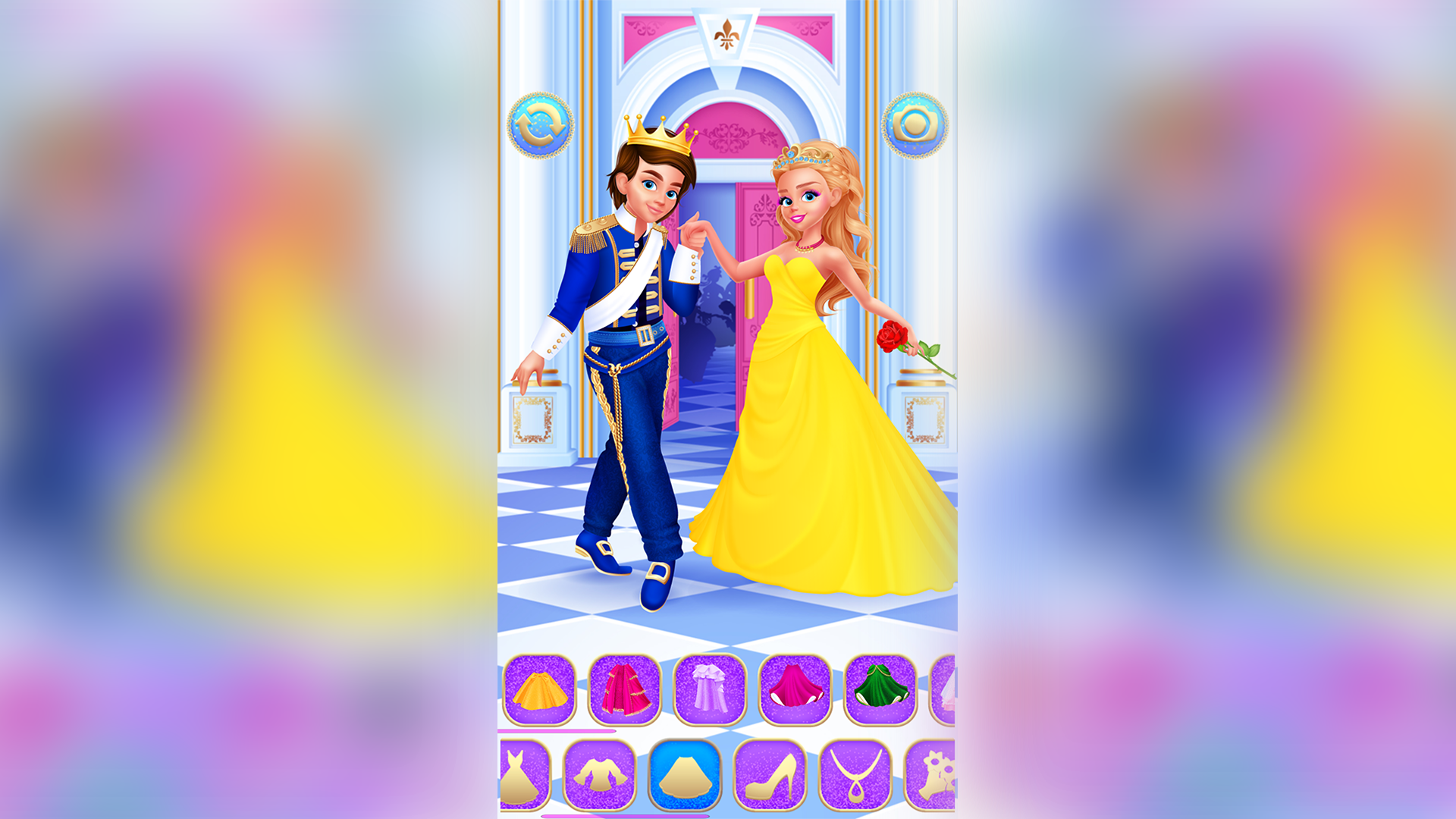 Cinderella & Prince Dress Up screenshot