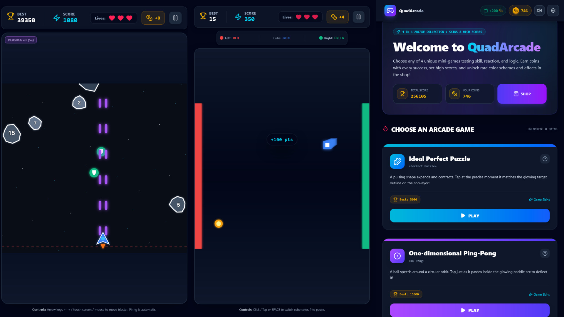 QuadArcade — screenshot 2
