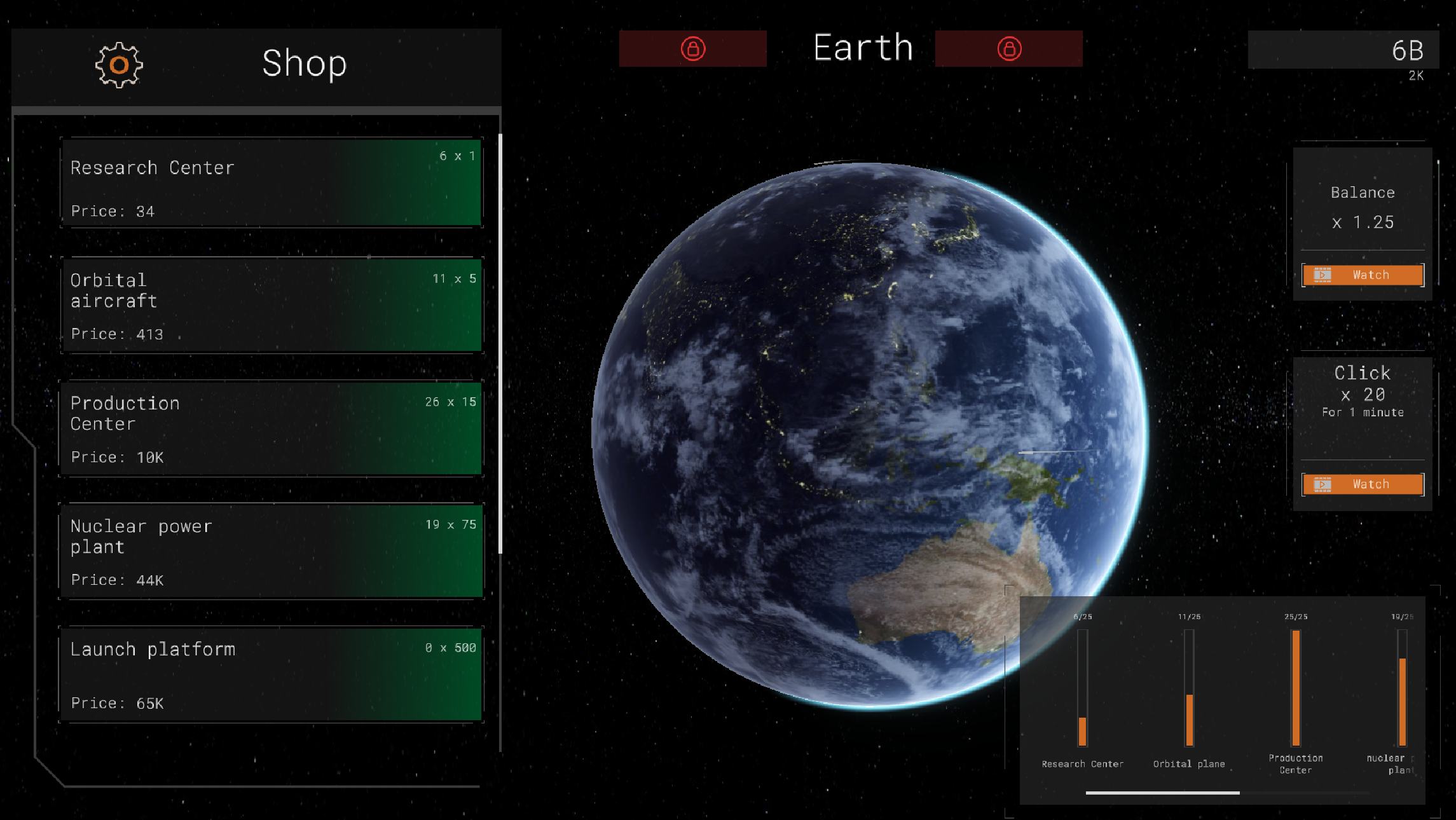 Planetary 3D Clicker — screenshot 1
