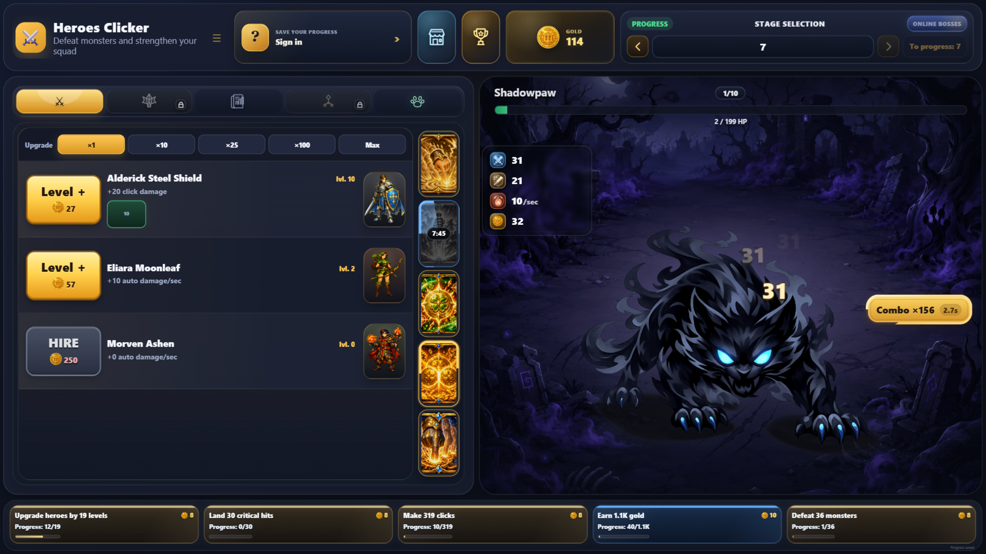 Heroes Clicker screenshot 4