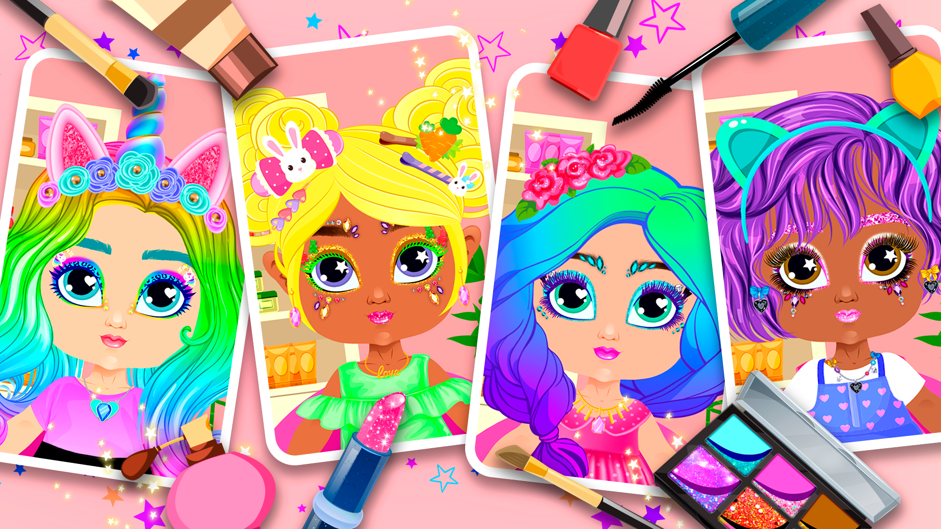 Baby Doll Makeup Beauty Salon screenshot
