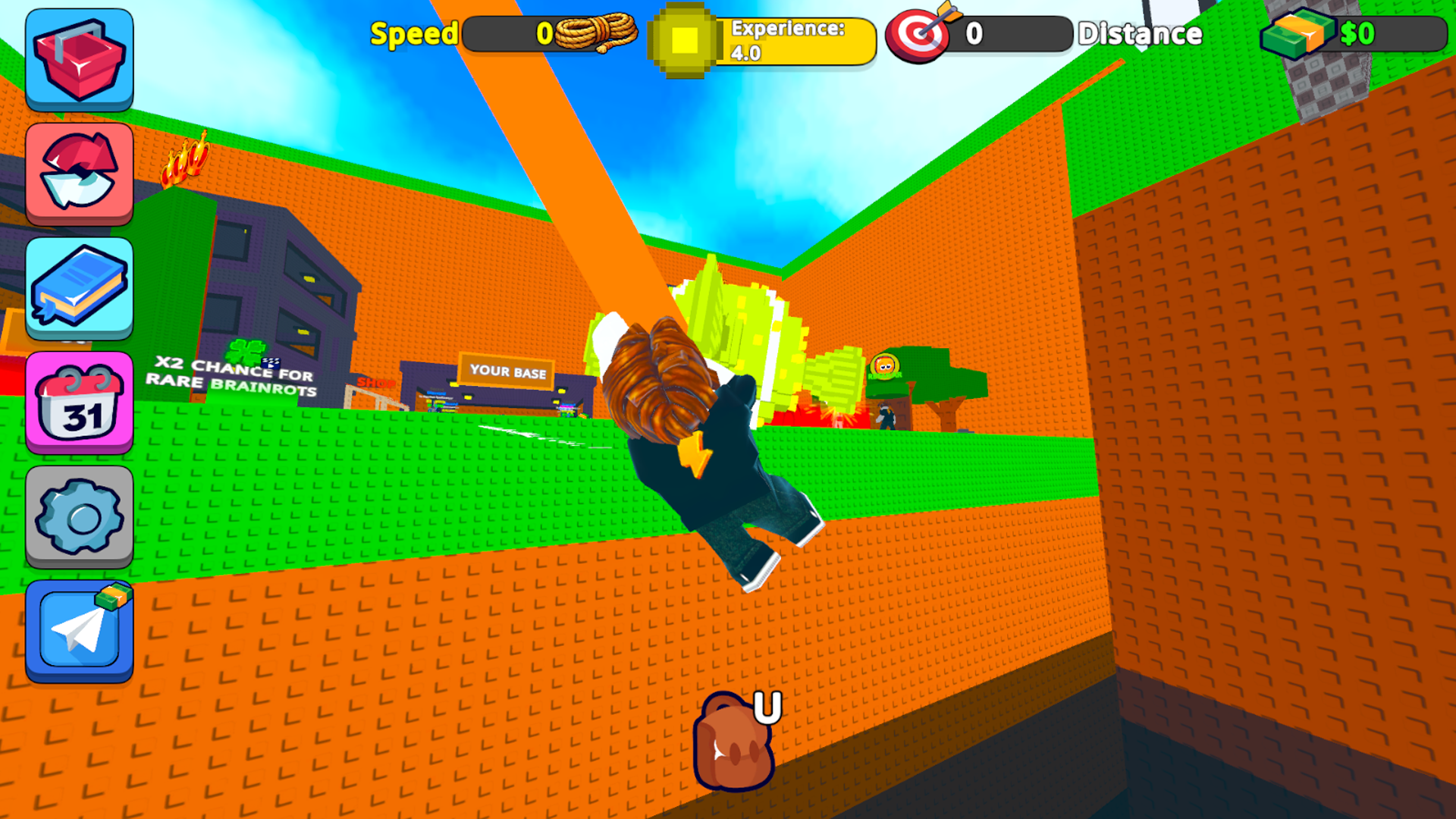 Obby: Swing for brainrots! screenshot