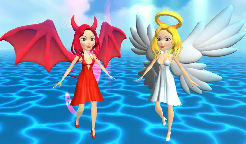 Heaven or Hell?! The choice is yours! game cover