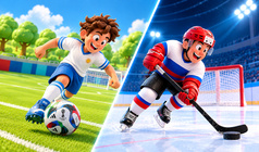 World Championship: Football & Hockey