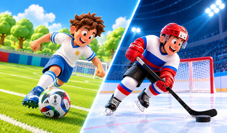 World Championship: Football & Hockey