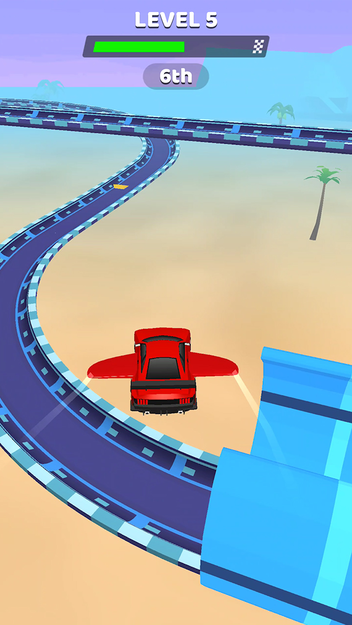 Flying Car Racing screenshot 8