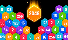 Merge 2048: Honeycomb