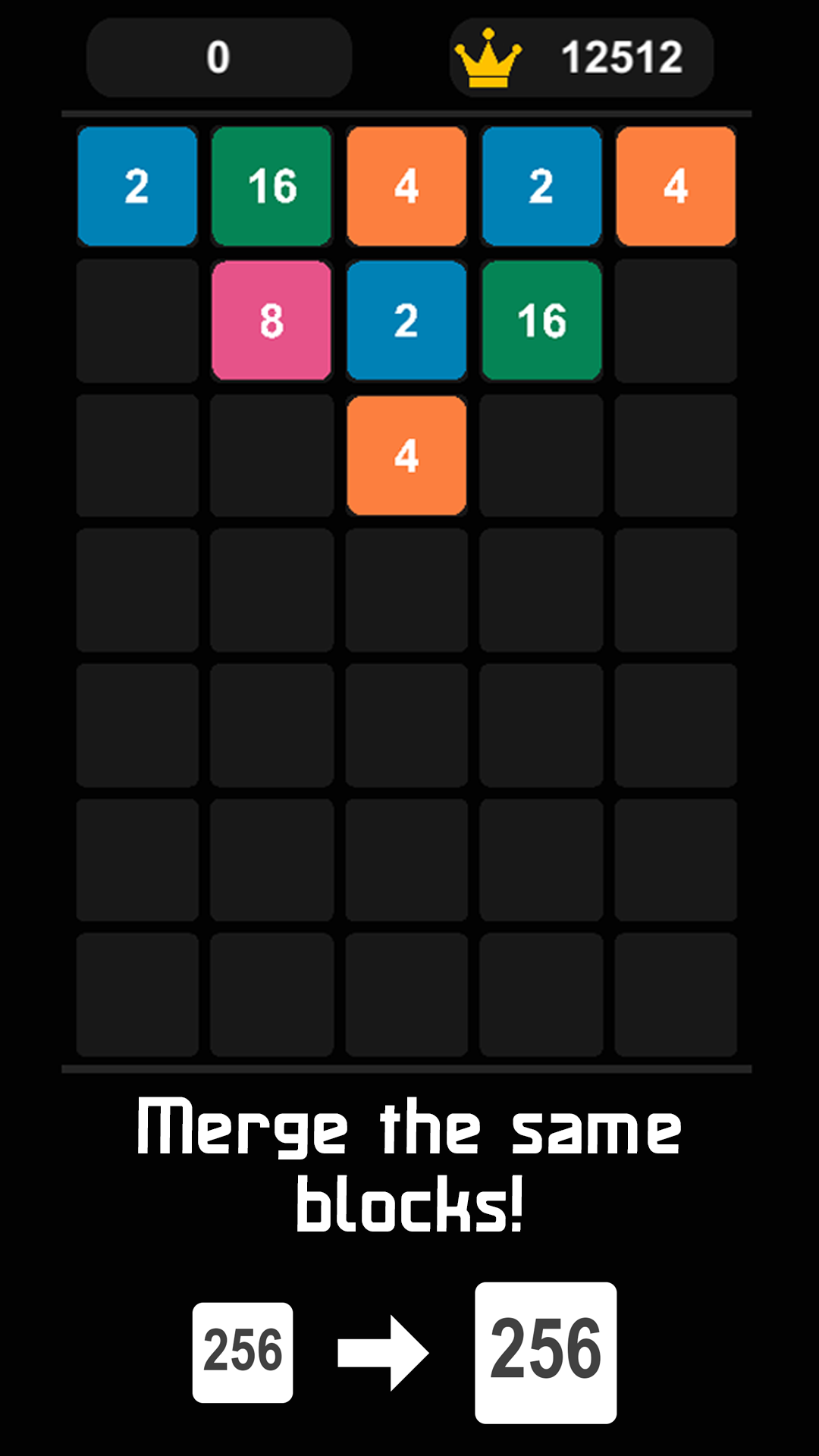 2048 Merge Falling Blocks screenshot 5