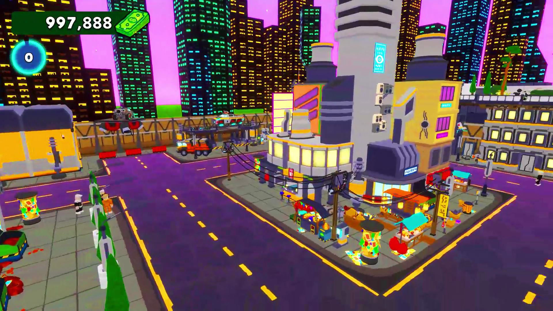 Build a Cyberpunk City with Robby at Robux screenshot