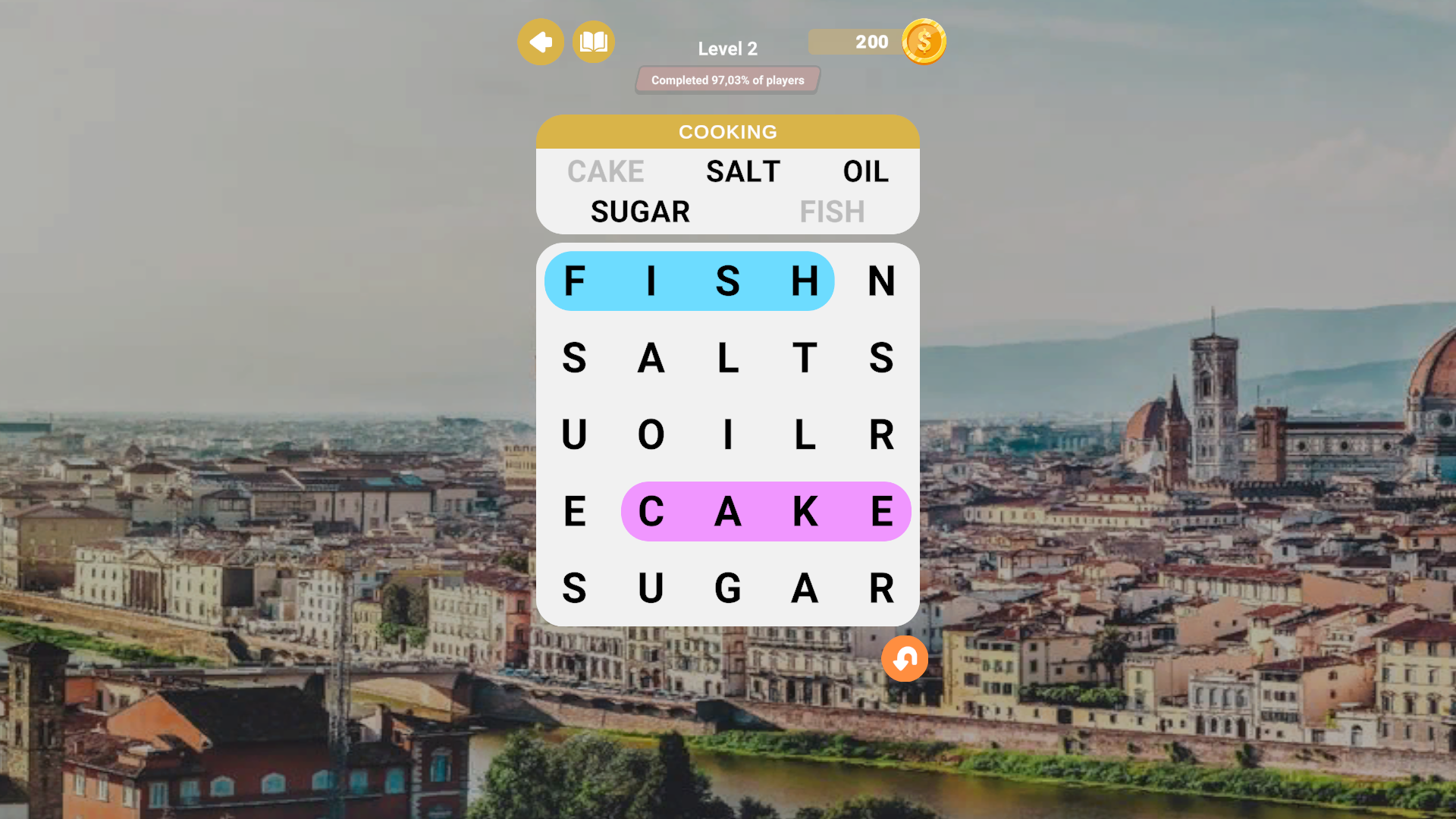 Word search: Travel around the world — screenshot 2