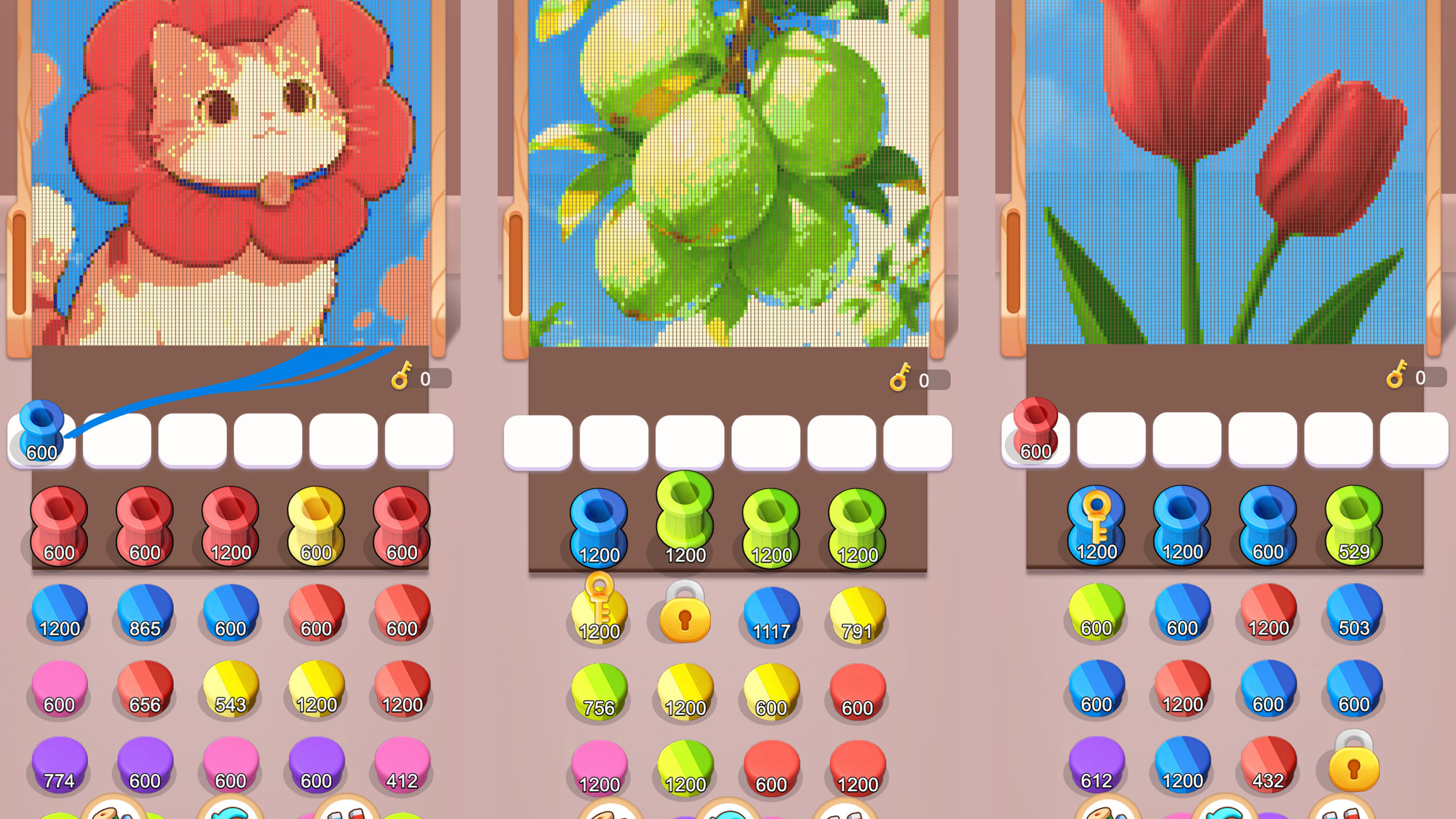 Collect Wool: Sort & Merge — screenshot 2