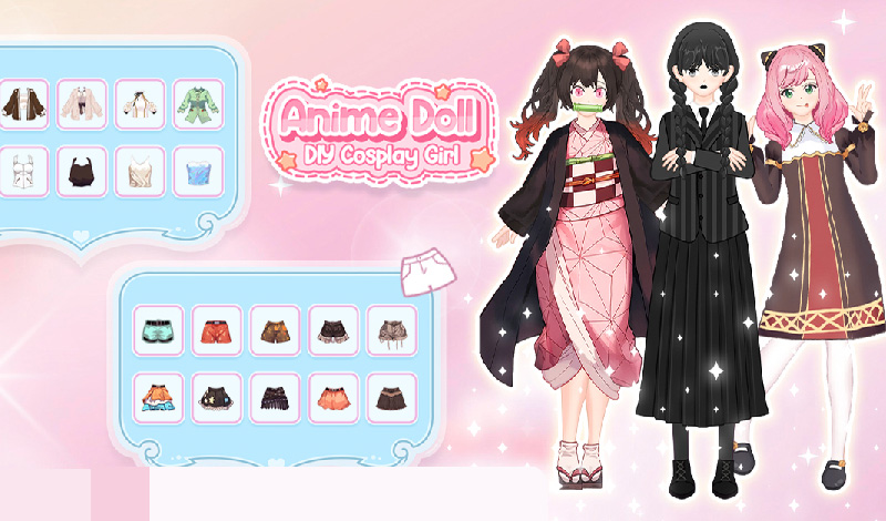 Anime Doll - DIY Cosplay Girl game cover