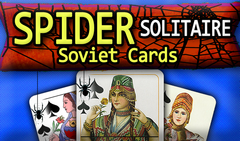 Spider Solitaire: Soviet Cards game cover