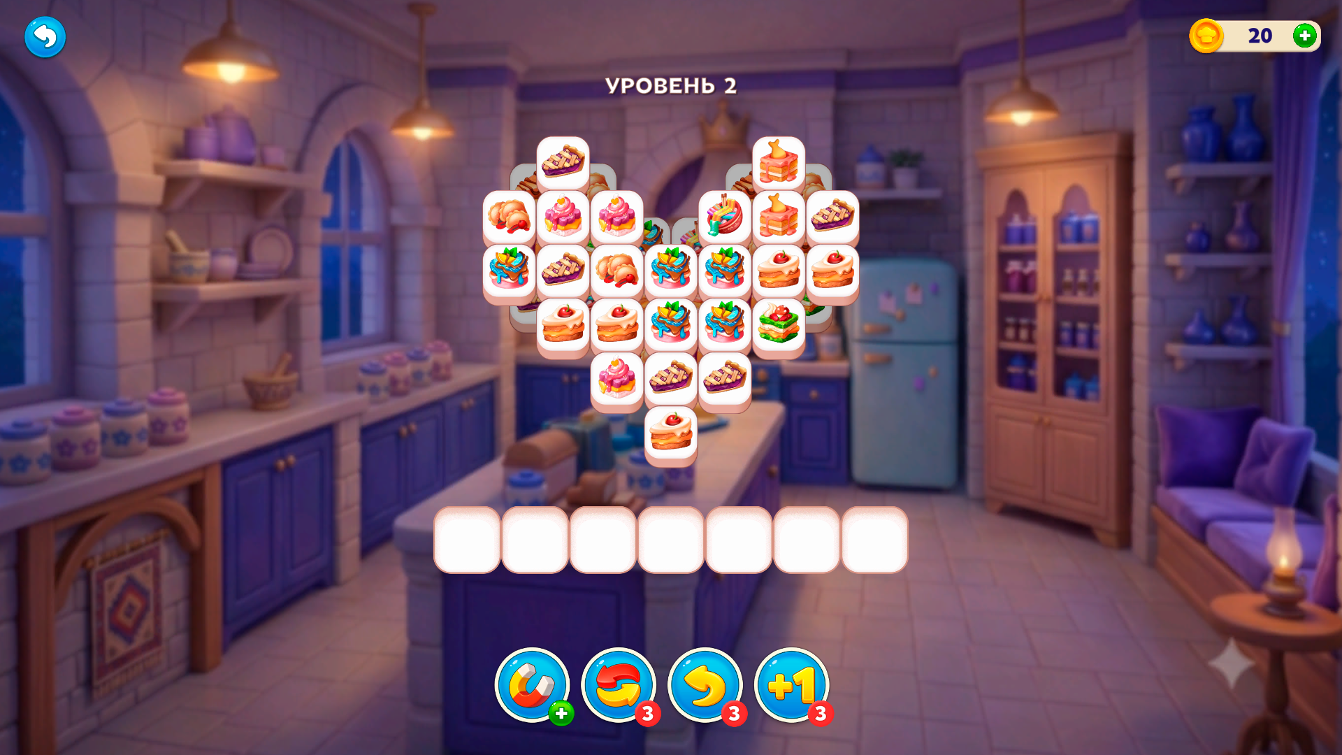 Сладкий рай: Собери плитки — screenshot 1