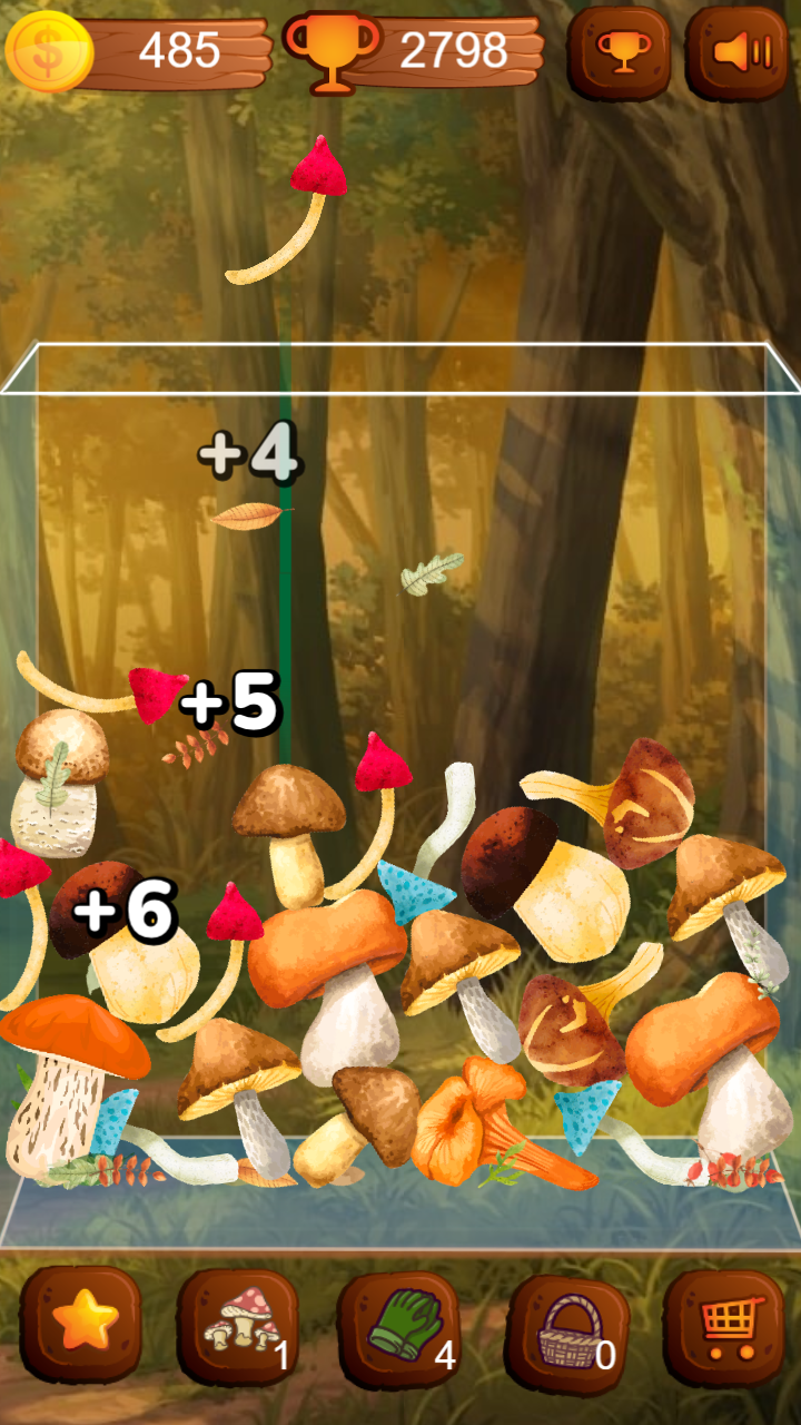 Mushrooms Merge 2048! Collect all screenshot 9
