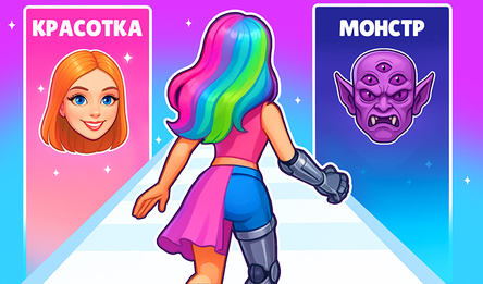 Красотка или Монстр? Собери Принцессу!