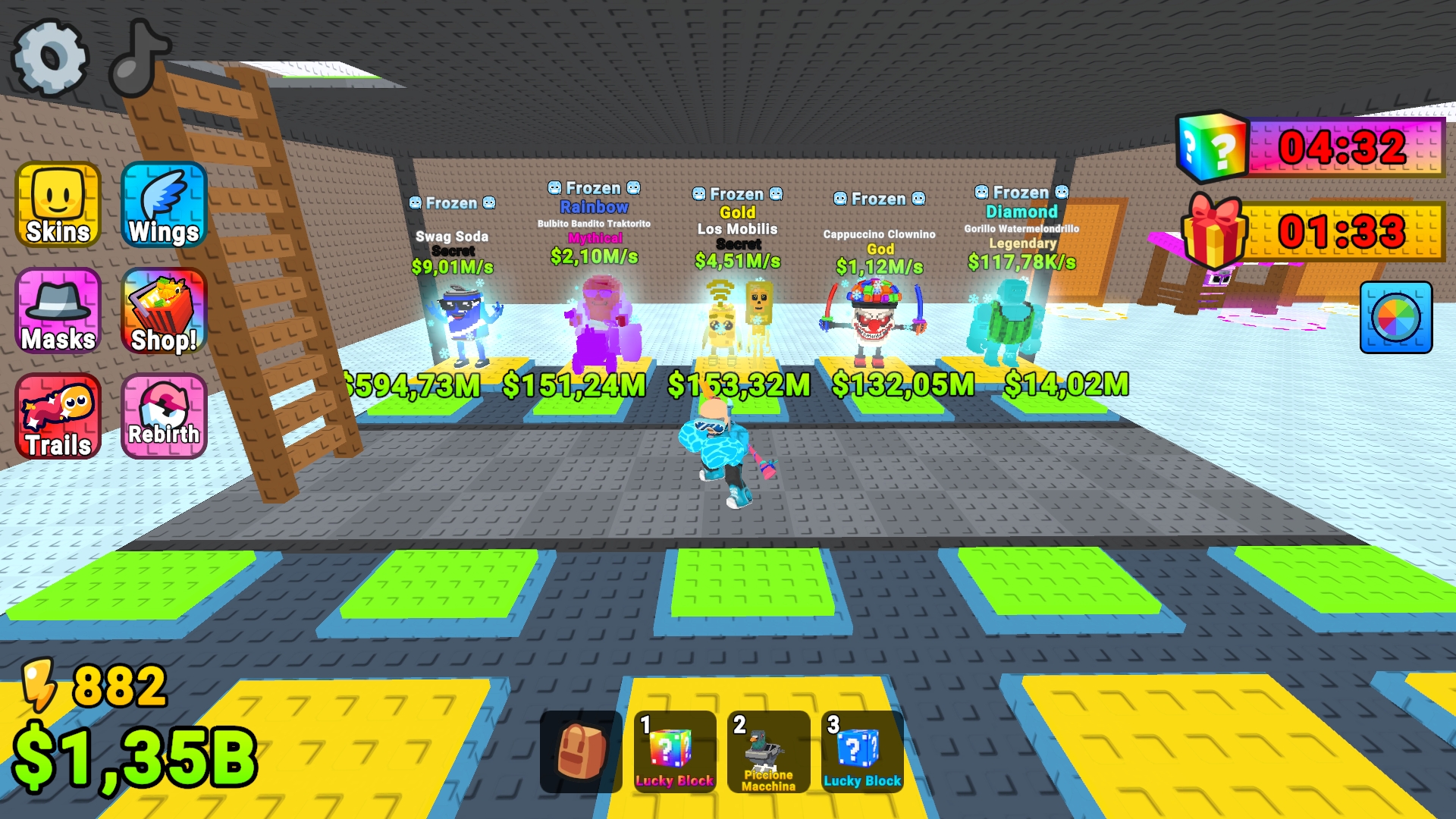 Obby: Break Walls for Brainrot — screenshot 1