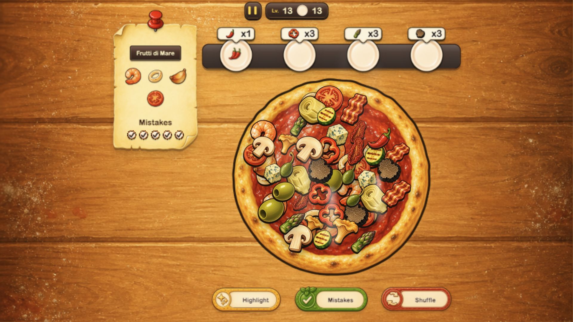 Fix Pizza: Food Sorting — screenshot 2