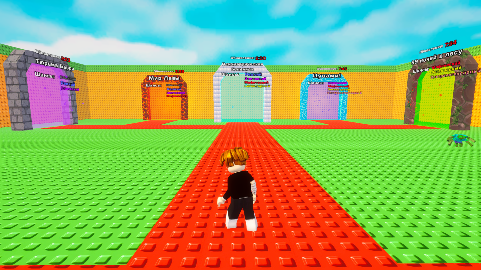 Брейнрот Порталы: Барри 99 ночей Лава — screenshot 4