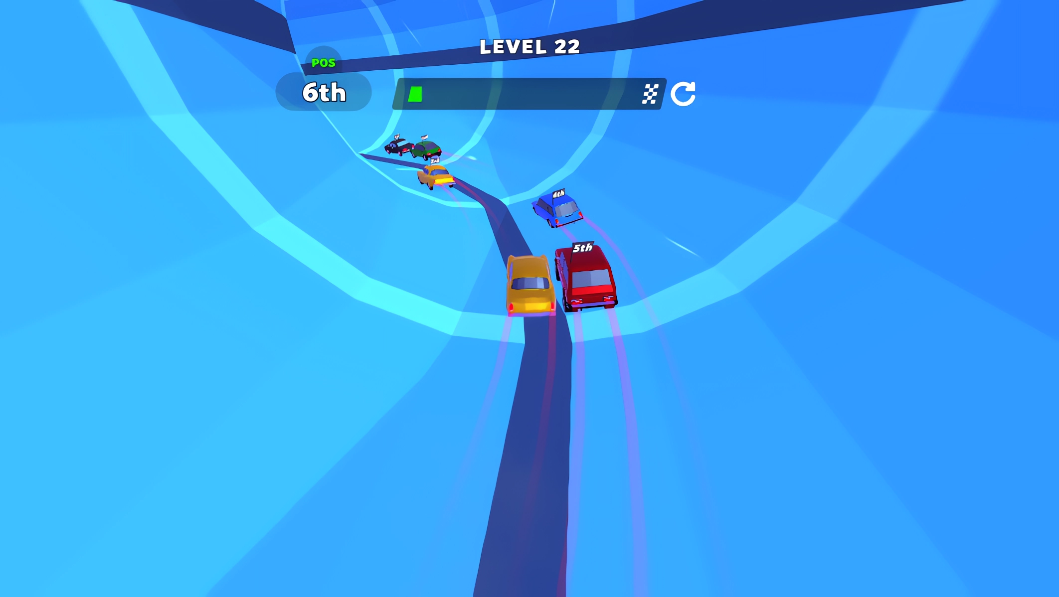 Flying Russian Car Races screenshot