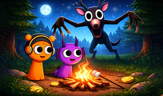 Sprunki: Survive 99 Nights in the Forest