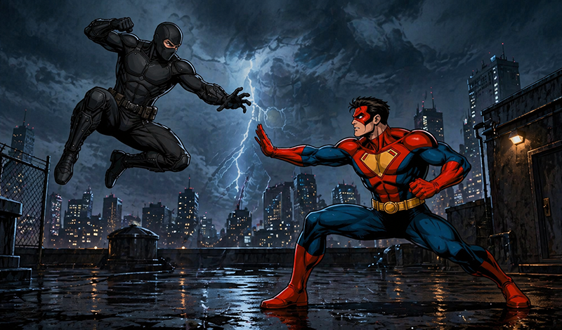 Superhero Kombat game cover