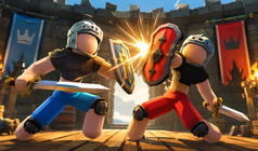 Red and Blue: Battle of Men Stick Titans