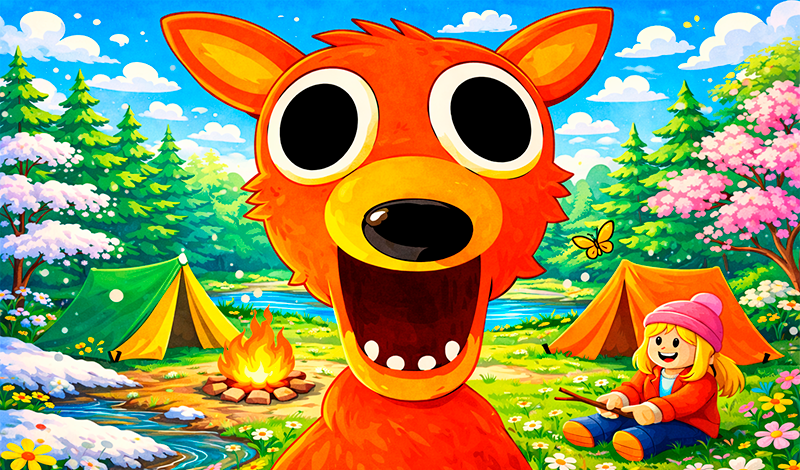 Survive 99 nights in the forest. Original game cover