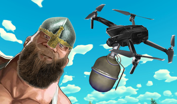 Drone of ancient Rus